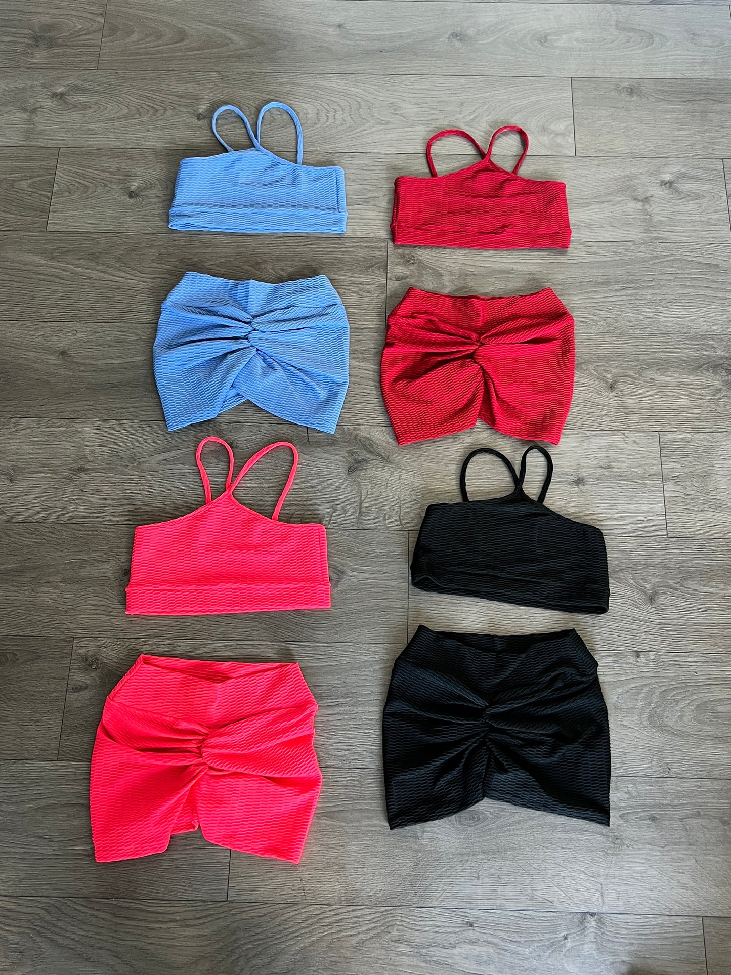 Conjunto Short + Top Texturizado