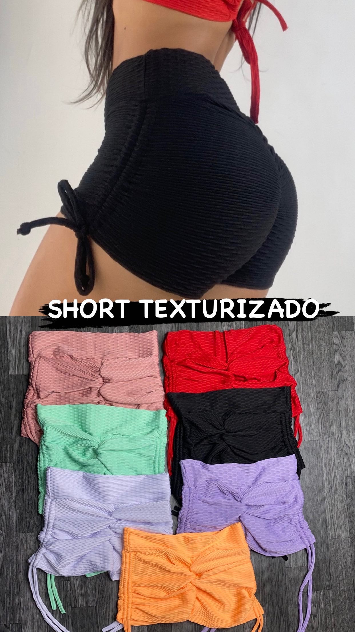 Short Texturizado Individual